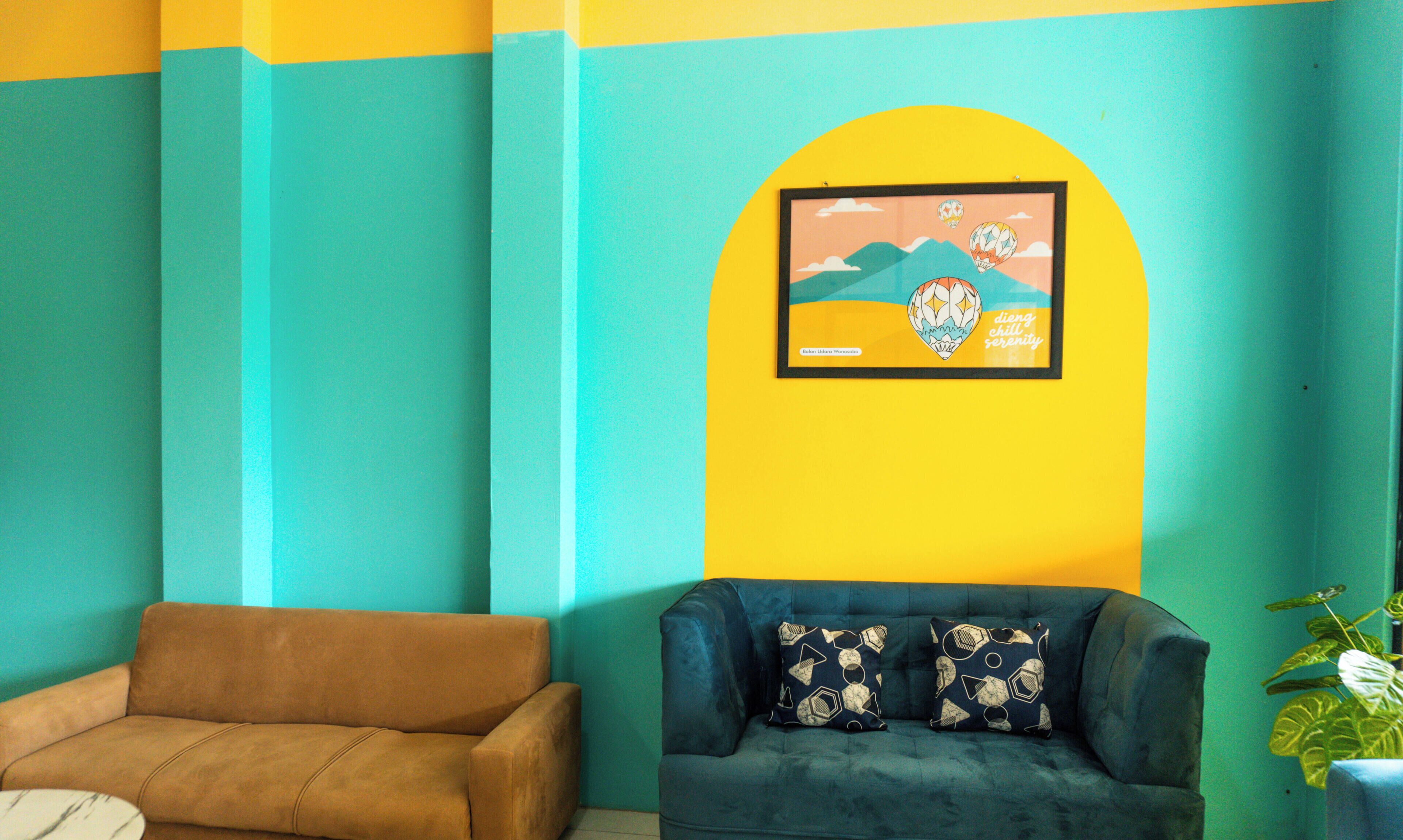 Sala de estar en el lobby