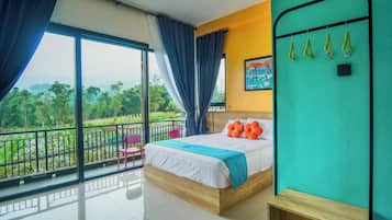 Deluxe Double Room, Balcony, City View