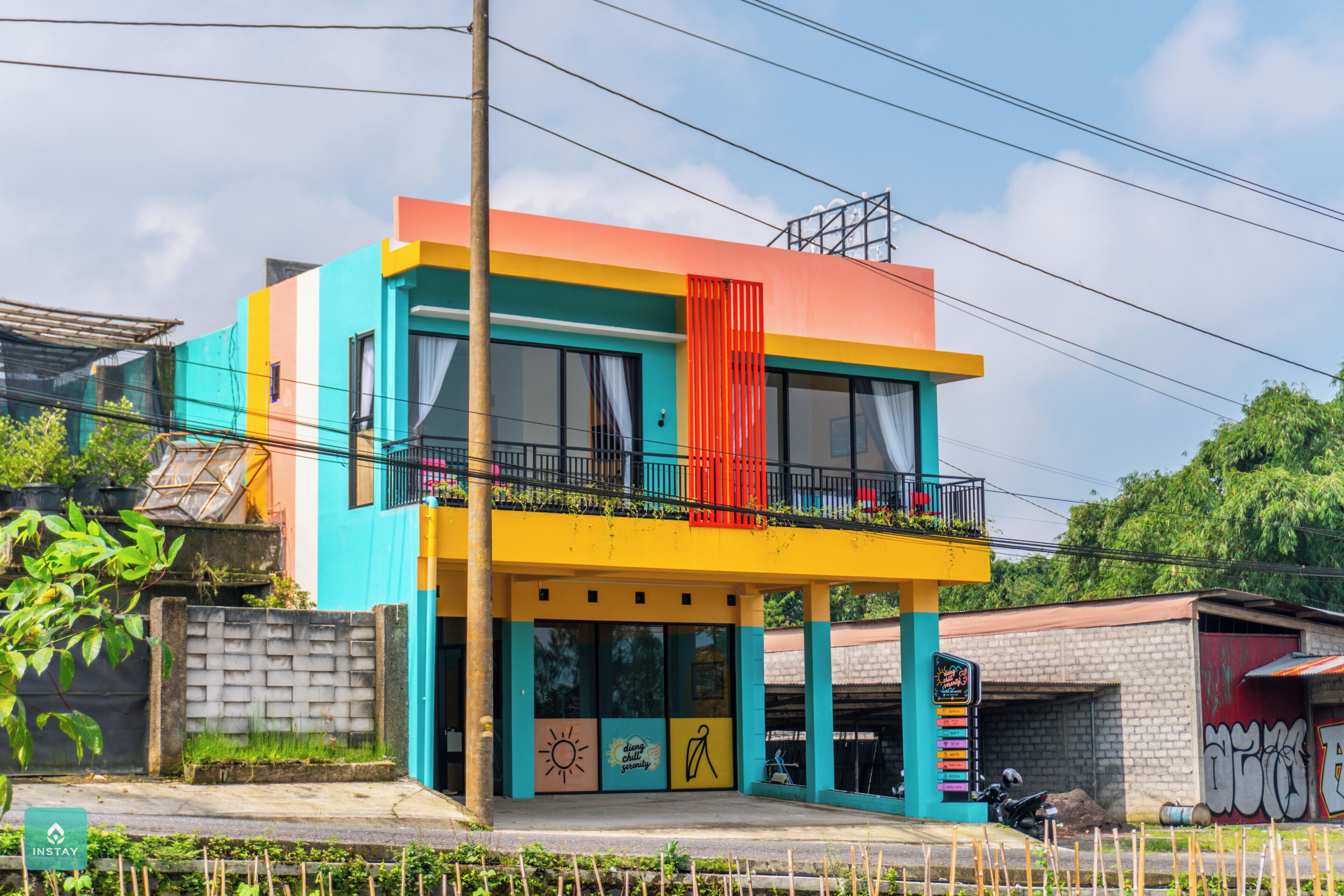 Fachada da propriedade