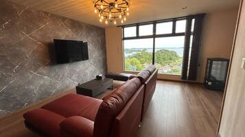 Cottage, không hút thuốc, quang cảnh vịnh | Khu phòng khách