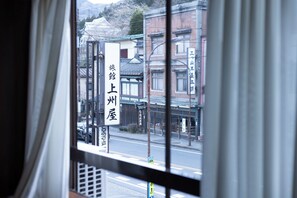Japanese-style Room, Non Smoking, City View (Run of House) | Balcony view - Joshuya Ryokan (Nikko)