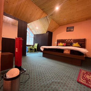 Quarto luxo, vista para a montanha