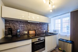 Private kitchen - Holiday Apartment Theresa in the Heart of Überlingen (Überlingen)