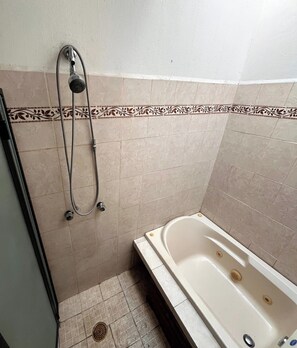 Shower, jetted bath, towels, soap - Signature design with natural light and AC (Puerto Vallarta)