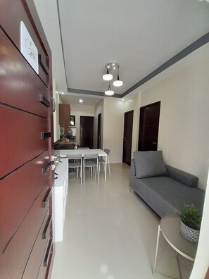 Apartment, 1 Bedroom | Living area - Manzil Anilao Unit 1 - Ground Floor 1st Room (Mabini)