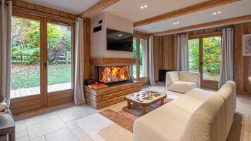 Chalet | Area keluarga | Perapian