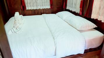 Ferienhaus, Gartenblick