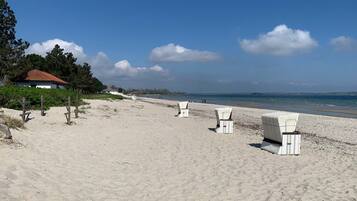 Tæt på stranden