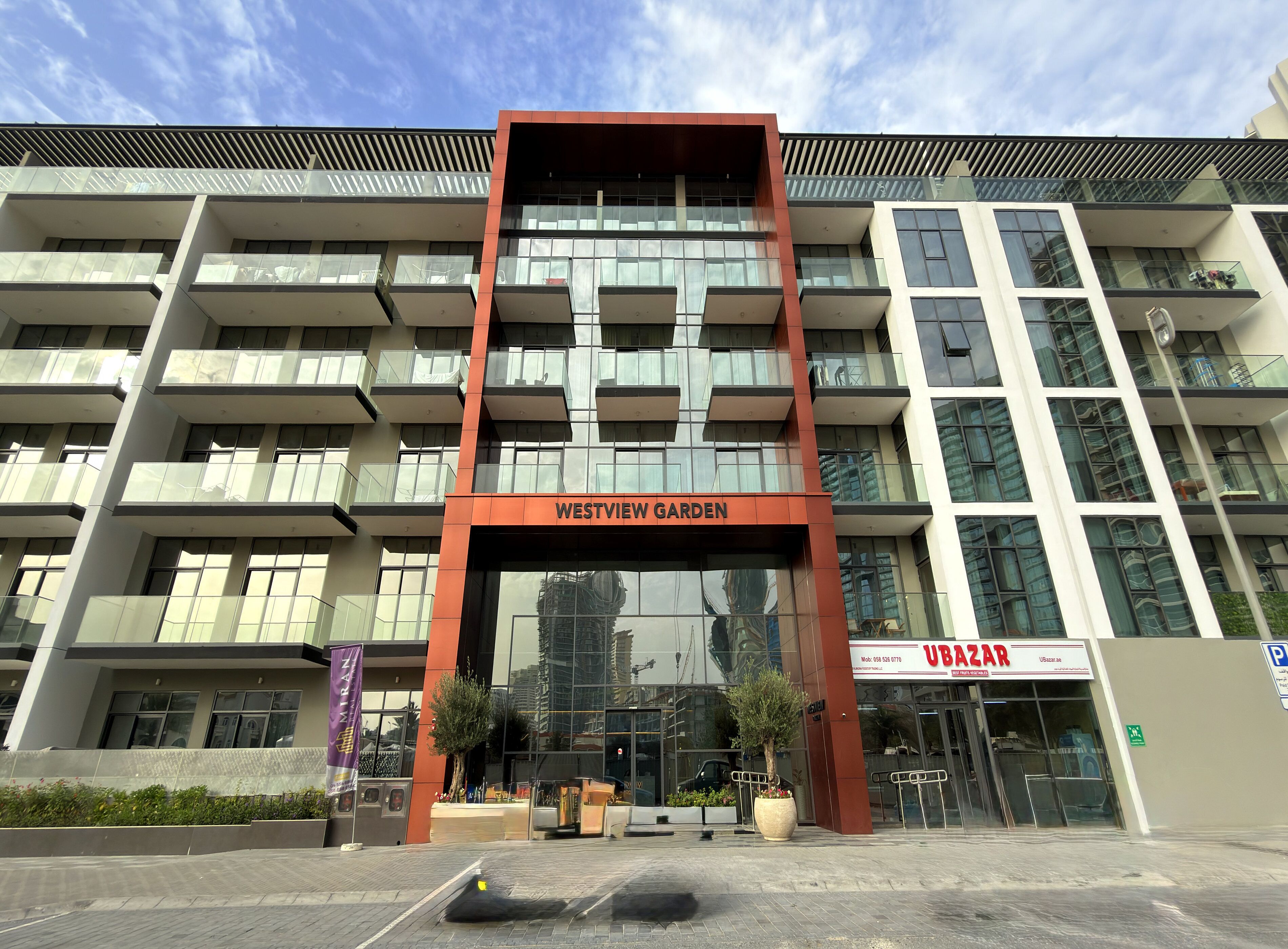 Façade de l’hébergement