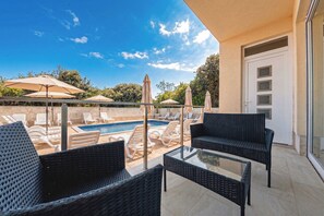 Comfort Studio Suite, Pool View, Poolside | View from room - ARA Lux Apartments (Utjeha)