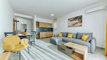 Appartamento Deluxe, 1 camera da letto, balcone, vista mare