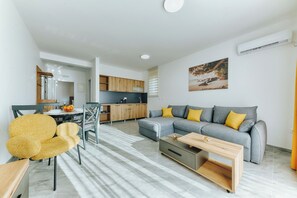 Departamento Deluxe, 1 habitación, balcón, vista al mar