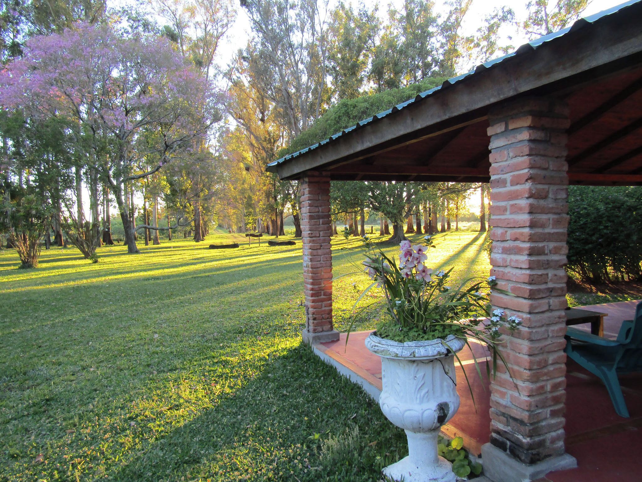 Bungalow Classique, vue jardin | Enceinte de l’hébergement
