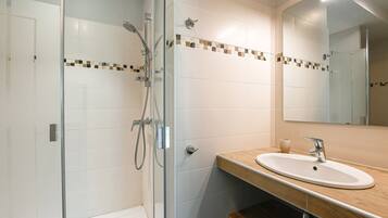 Shower, hair dryer