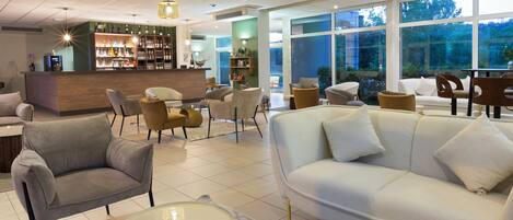 Sala de estar en el lobby