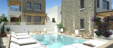 Seasonal outdoor pool