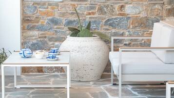 Deluxe-Studiosuite, Meerblick | Terrasse/Patio