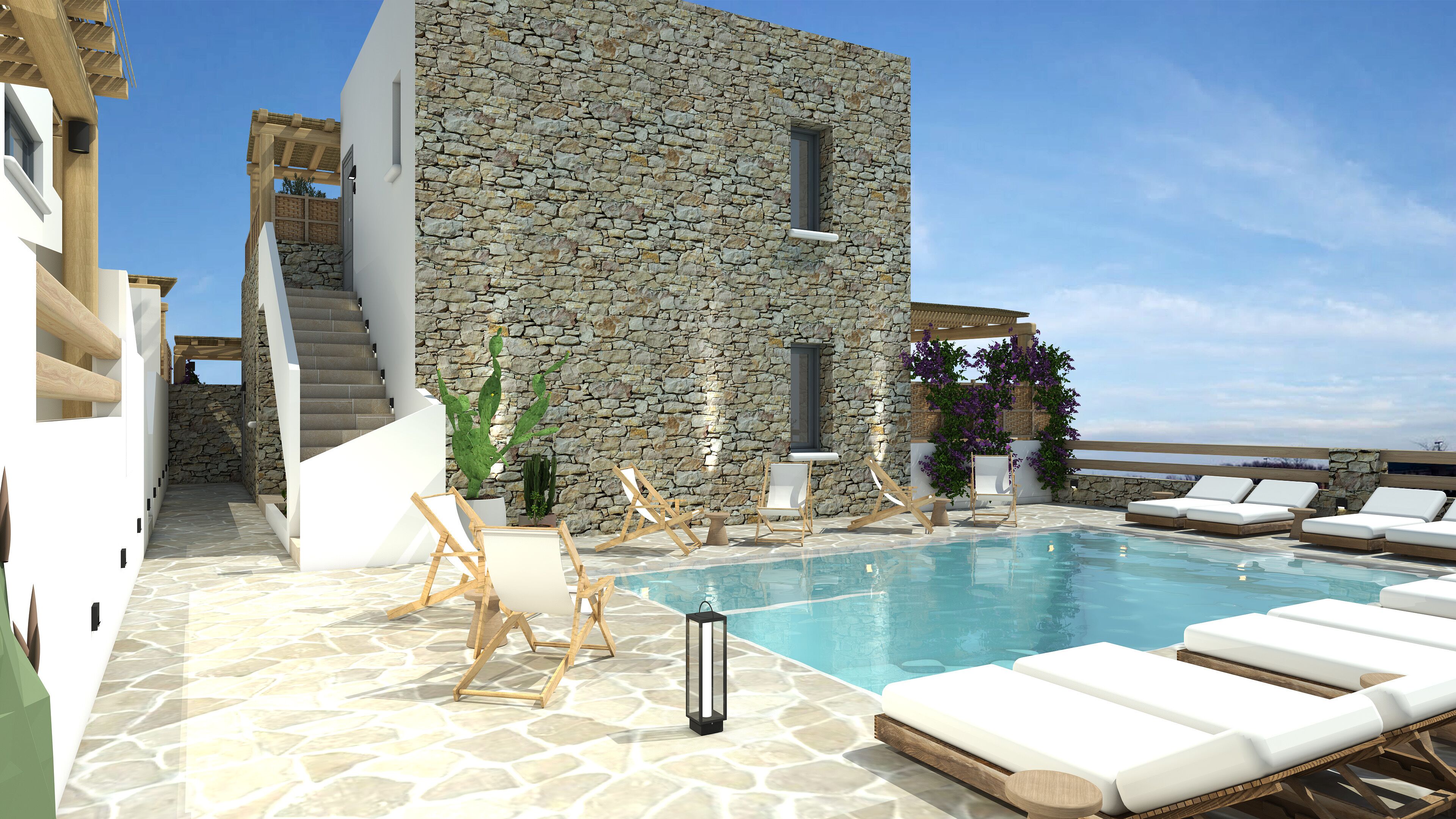 Seasonal outdoor pool
