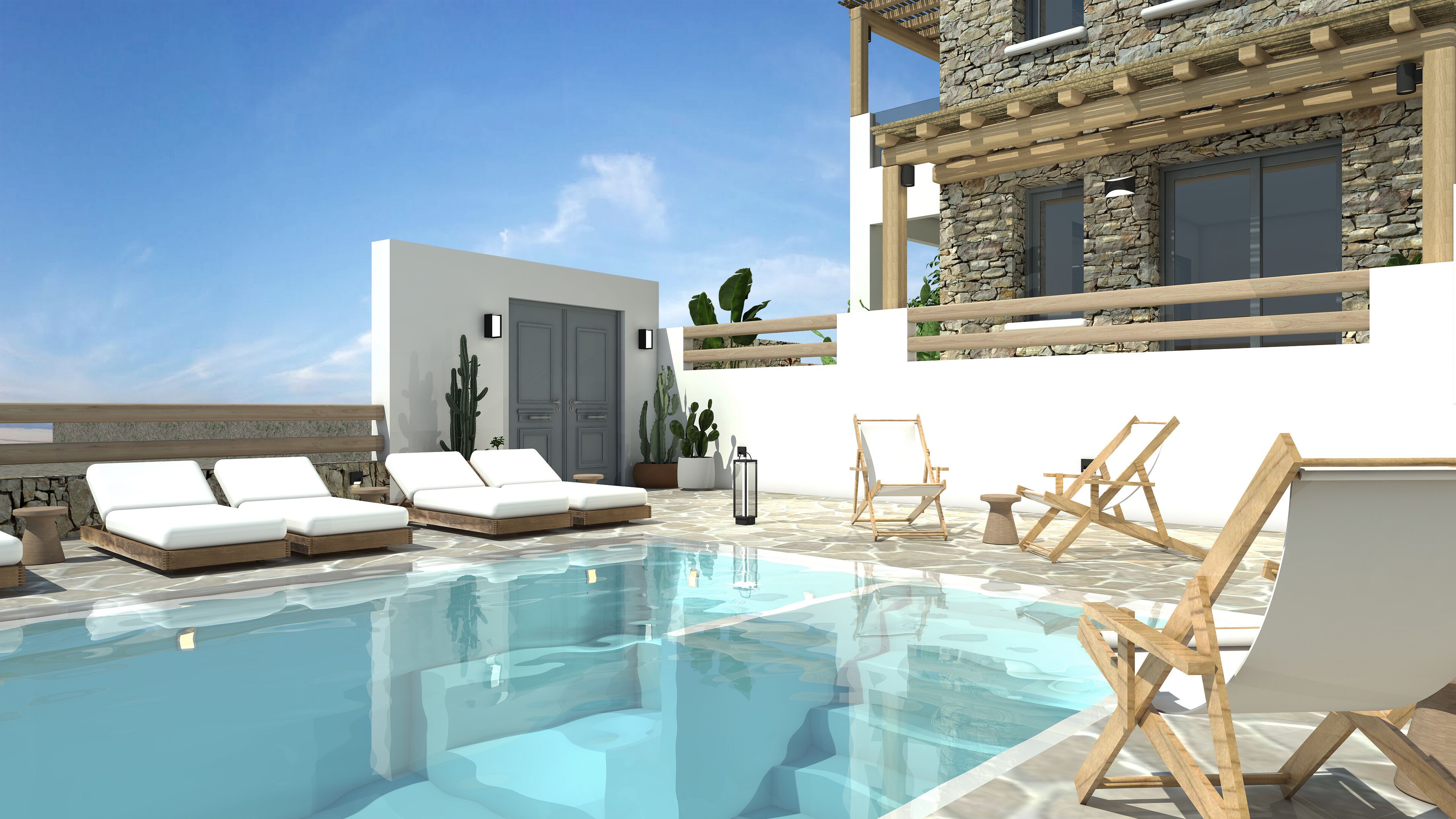 Piscina a l'aire lliure de temporada 