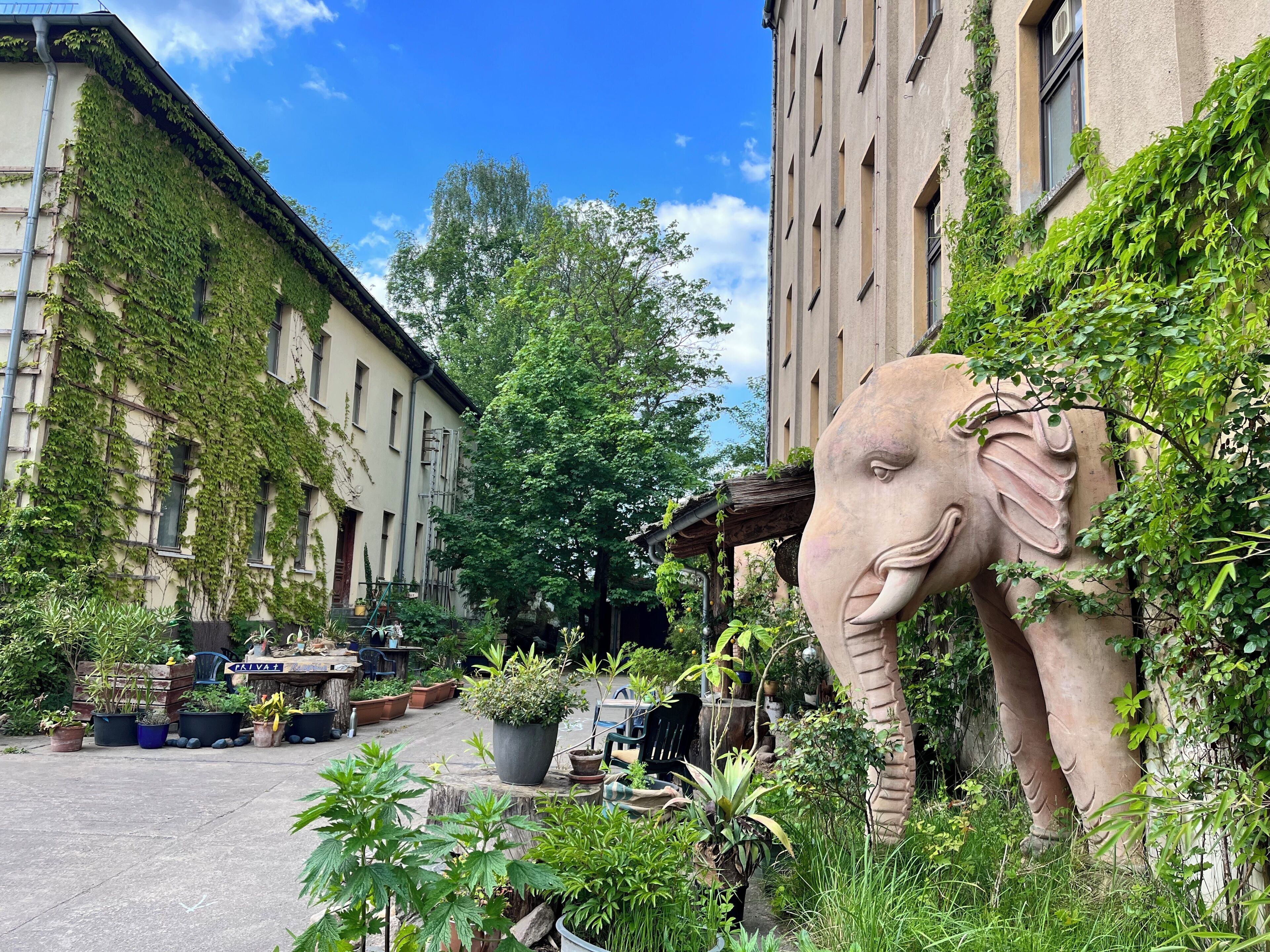 Enceinte de l’hébergement
