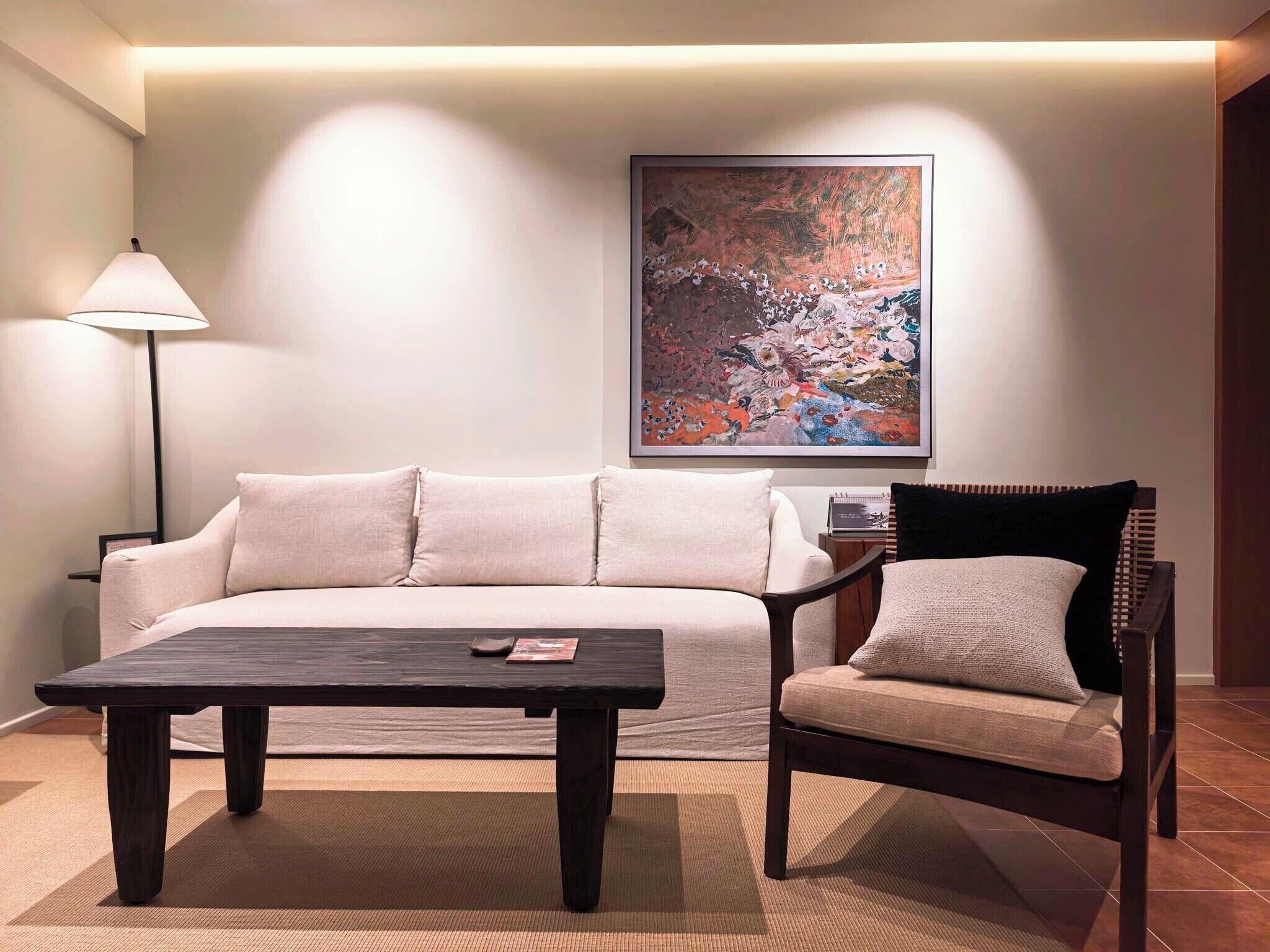 Luxury-Suite, Stadtblick | Wohnzimmer