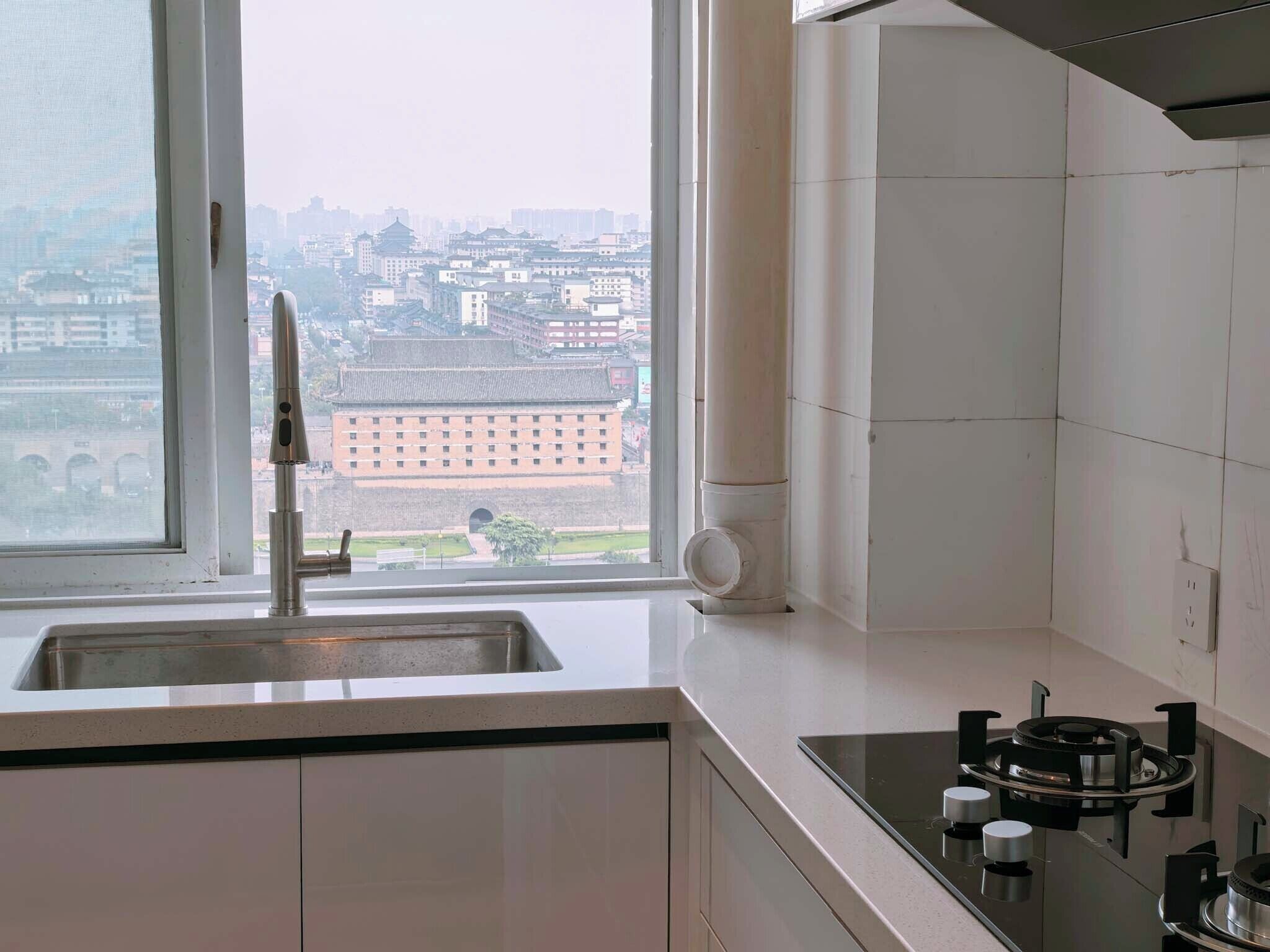 Suíte standard, vista para a cidade | Cozinha americana privada