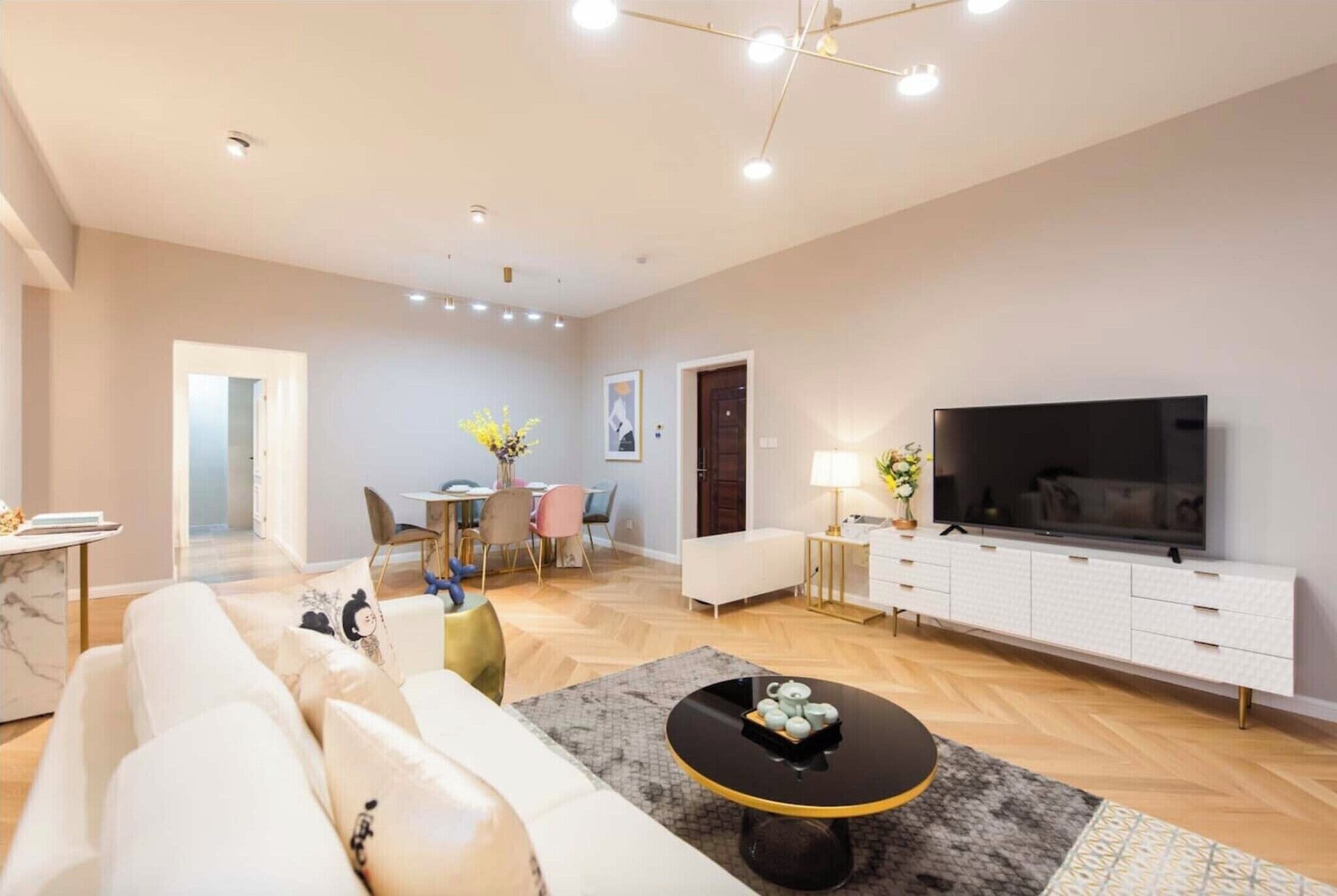 高級套房, 城市景觀 | 客廳