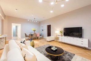 Superior-sviitti, kaupunkinäköala | Olohuone