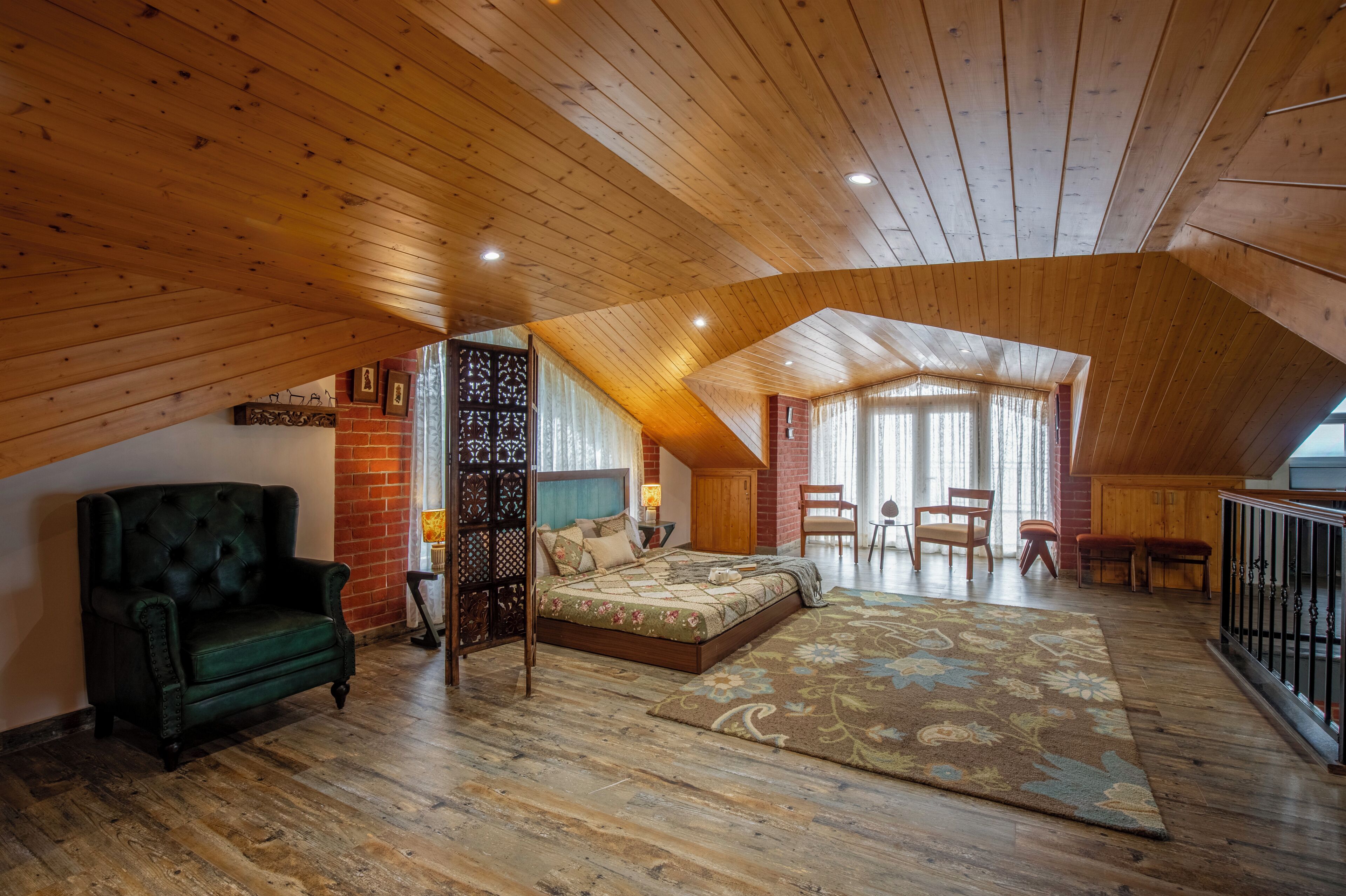 Deluxe Villa, Balcony, Hill View | Interior