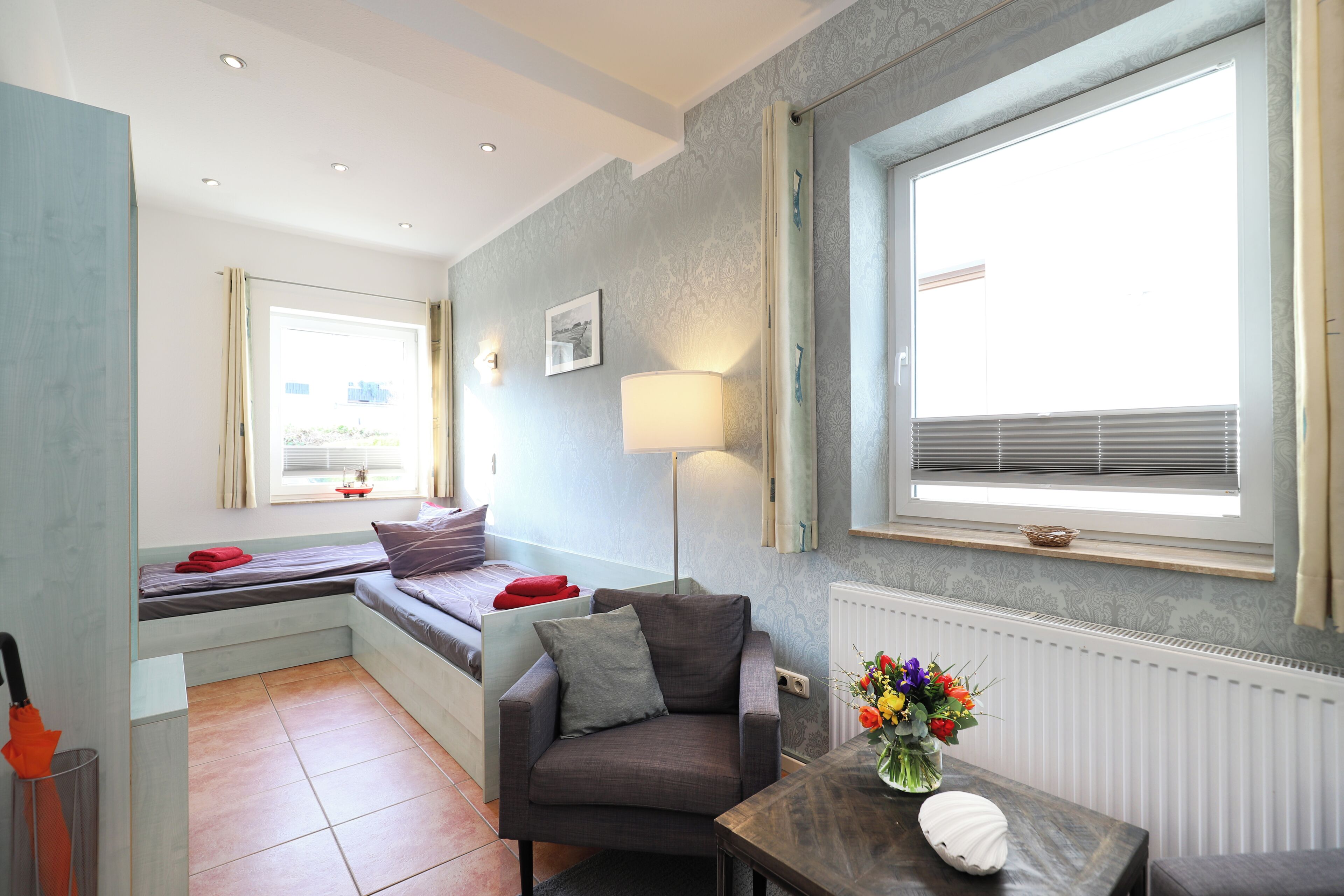 Departamento estándar, vista al patio