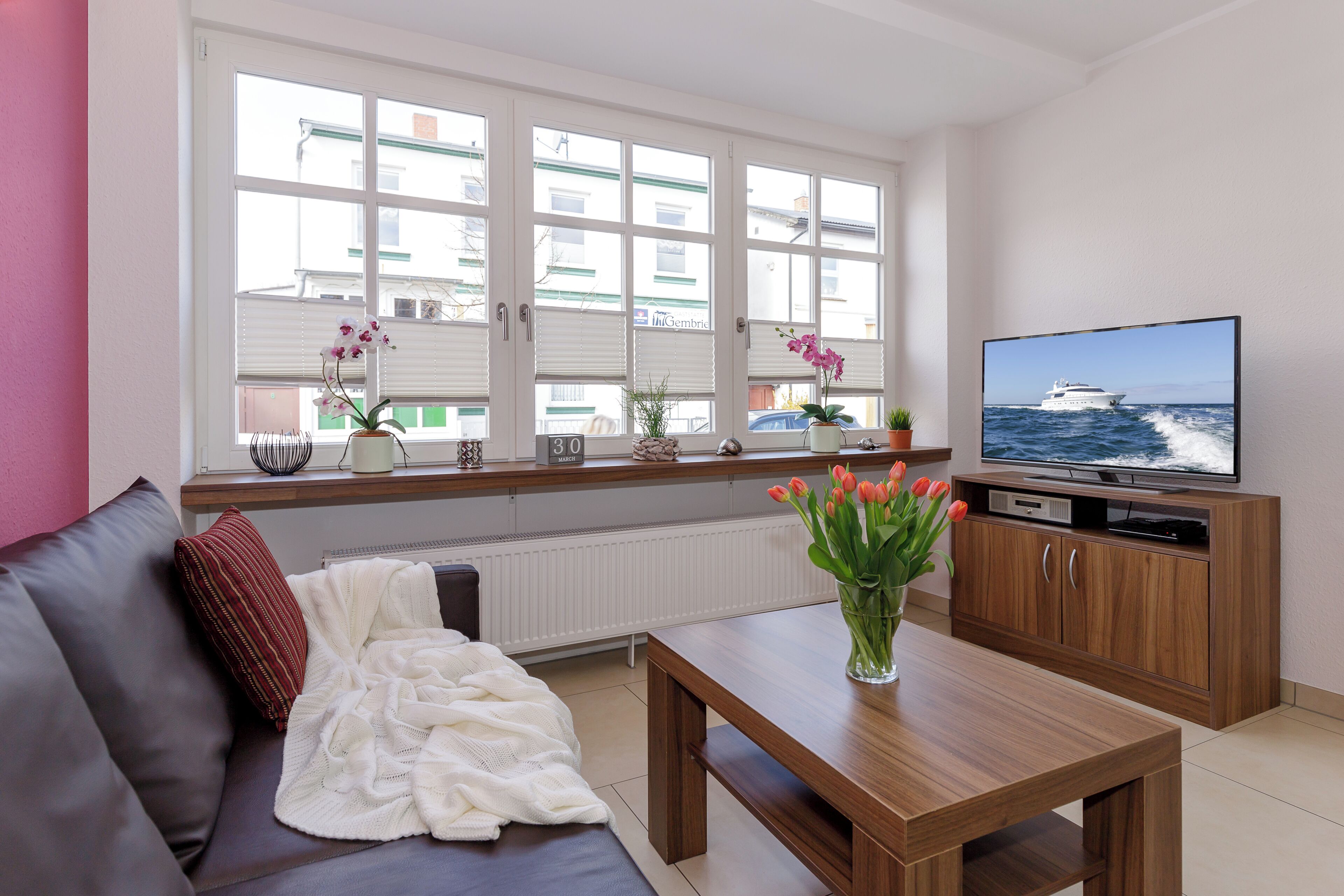 Comfort-Apartment, Stadtblick | Wohnbereich