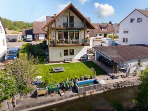 Exterior - Apartment 'Haus Am Idyllischen Bach' with Private Garden and Wi-Fi (Rheinau)