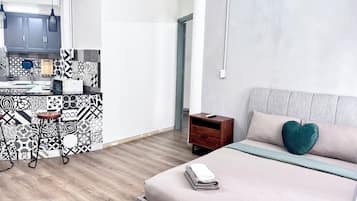 Deluxe-huoneisto, parveke, kaupunkinäköala