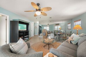 Smart TV - Sleeps 6 | Dune-Front Retreat | Gulf Views, Huge Deck — Steps to Sand (Destin)