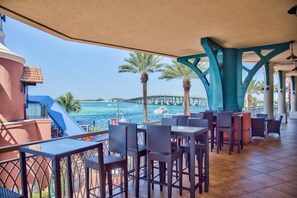 Outdoor dining - Sleeps 6 | Dune-Front Retreat | Gulf Views, Huge Deck — Steps to Sand (Destin)
