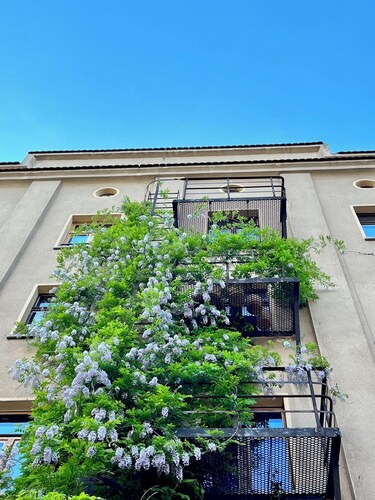 Übersee – ruhige Gästewohnung mit Terrasse & Lehmputz in Himmelpfort