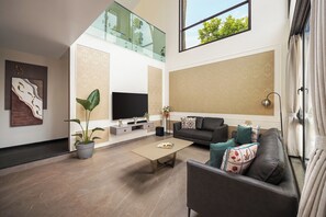 Living area - Cloud 7 by ELIVAAS Luxurious 4 BHK Villa (Vagator)