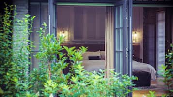 Maison Deluxe, balcon, vue jardin