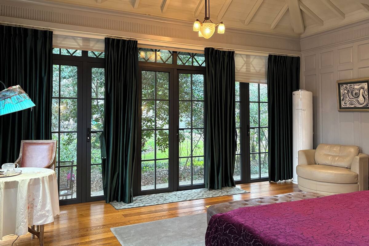 华丽独立别墅, 阳台, 花园景观