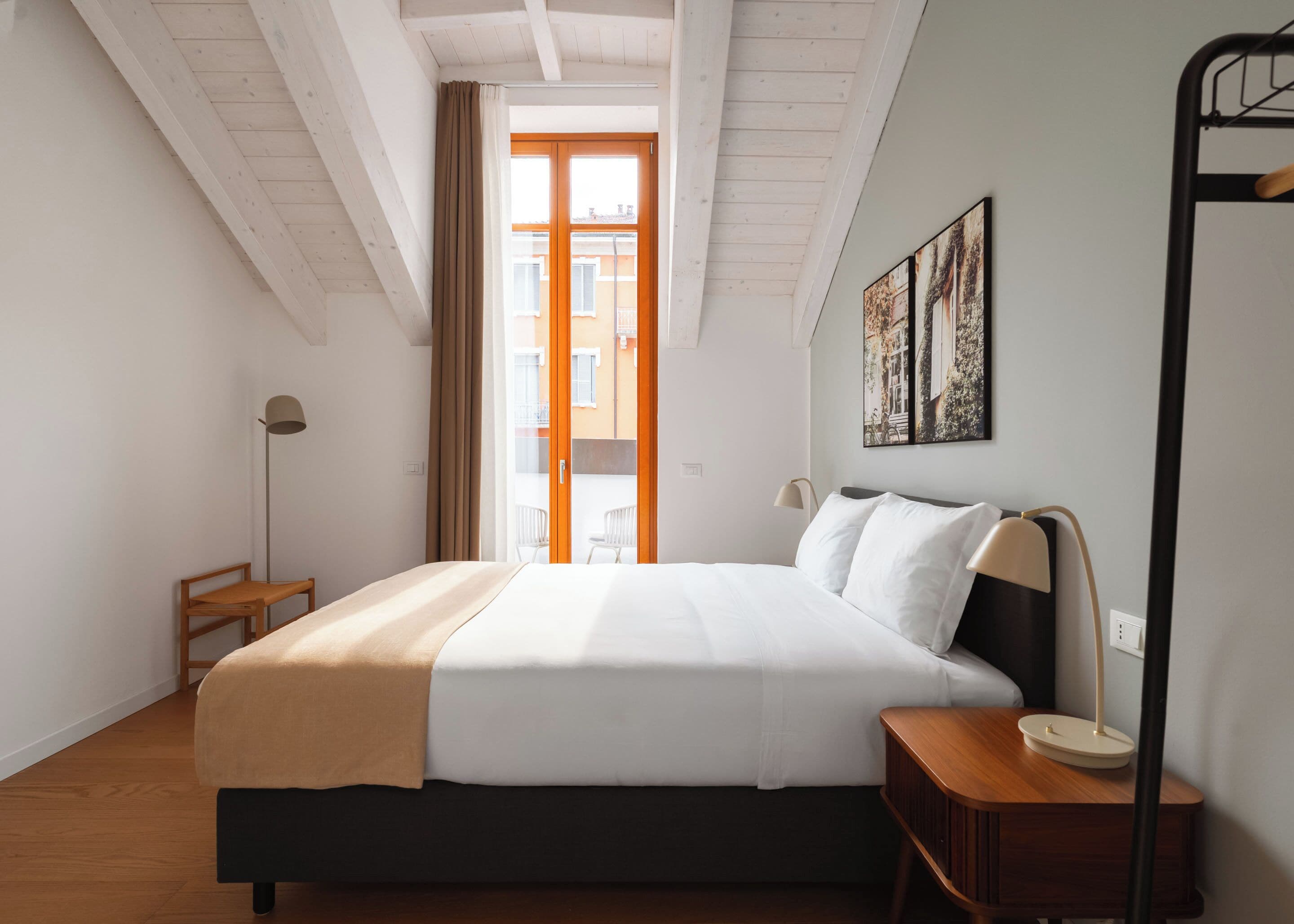 Two Bedroom Apartment with Terrace and Balcony | Desk, laptop workspace, blackout curtains, free WiFi