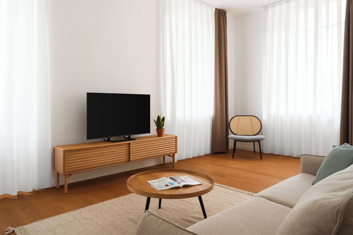 Two Bedroom Apartment with Terrace and Balcony | Living area