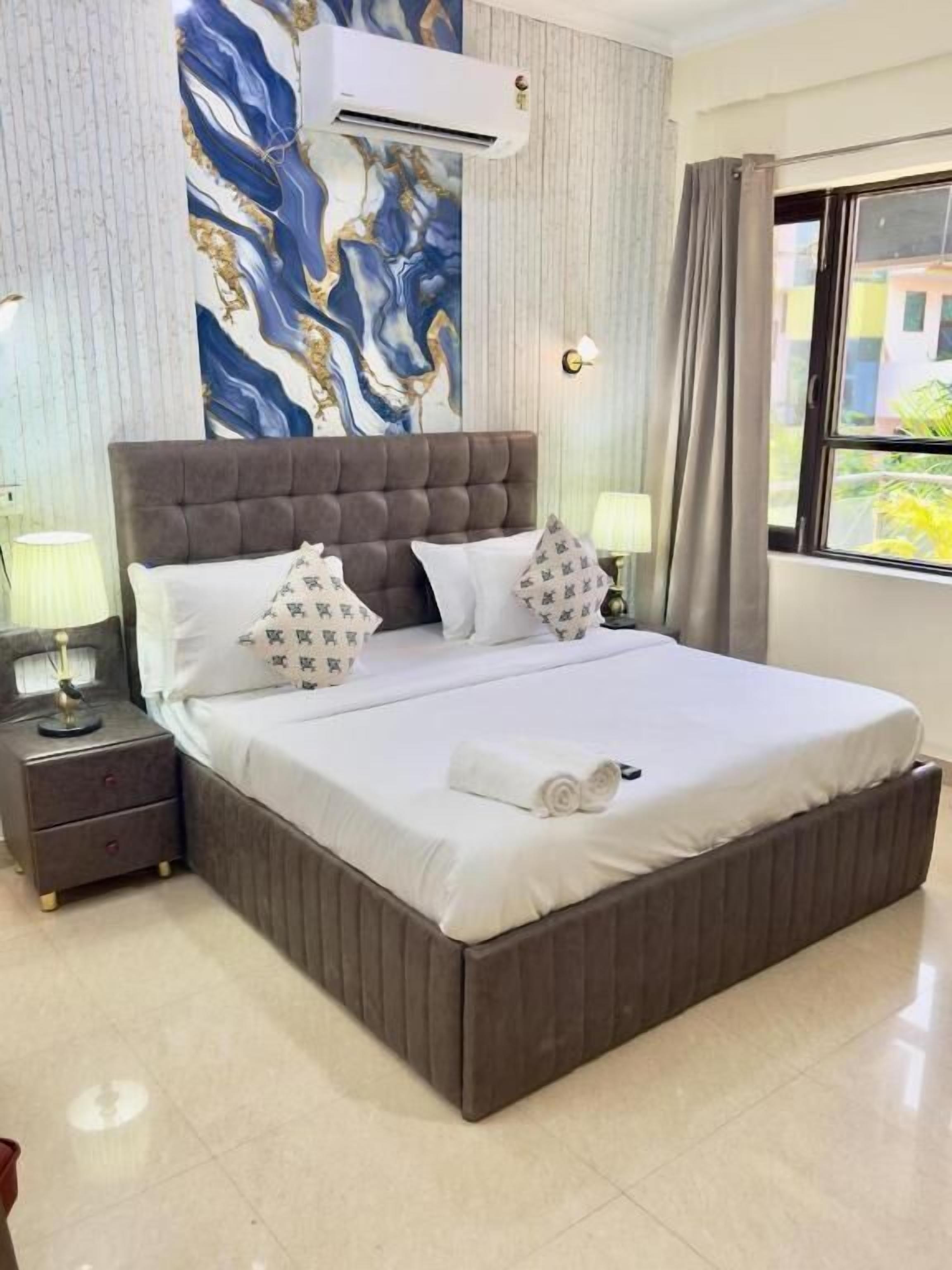 Superior tweepersoonskamer, balkon, uitzicht op stad