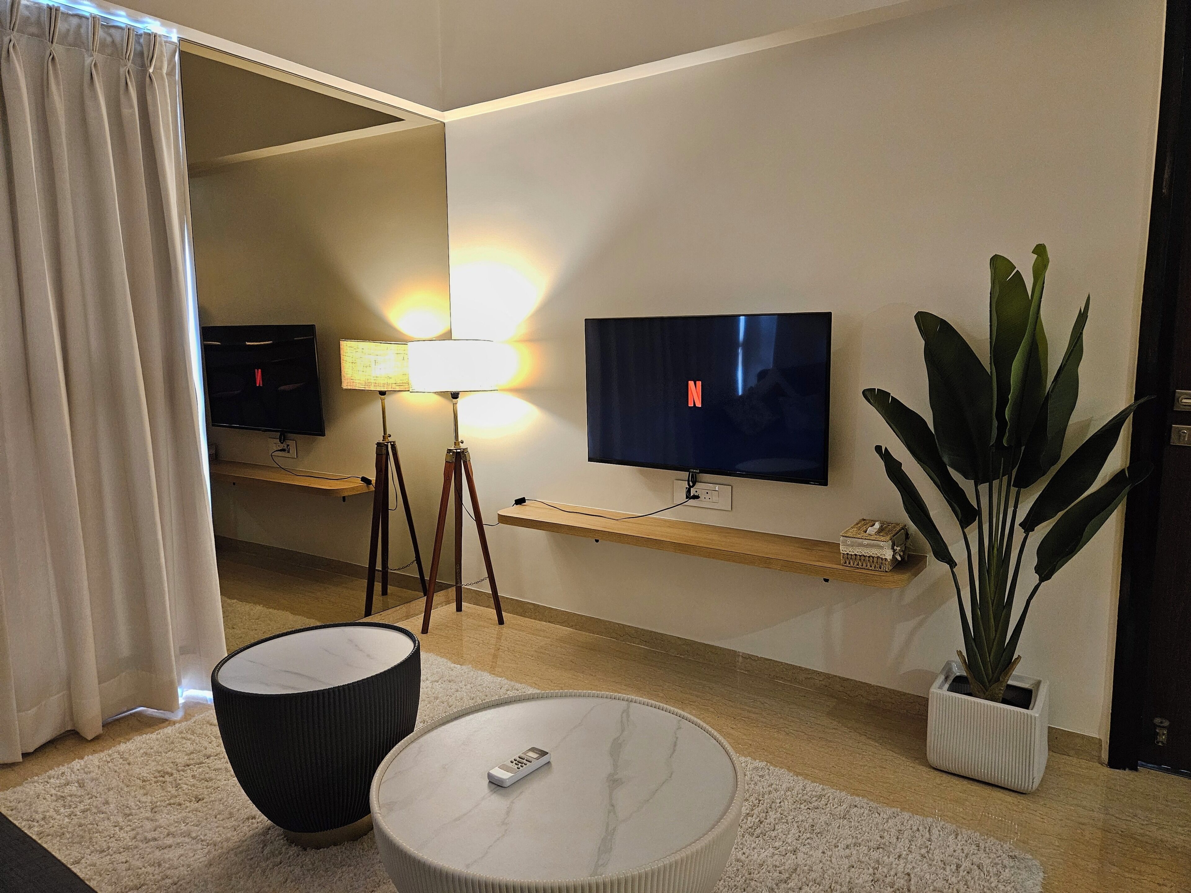 Familienapartment, Balkon, Stadtblick | Innenbereich