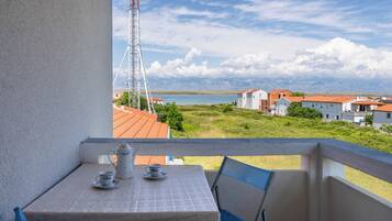 Standard Studio, Balcony, Partial Sea View | Outdoor dining
