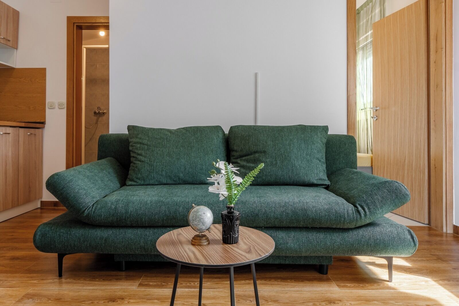 Basic Apartment, Partial Sea View | Living area