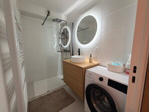 Hair dryer - Apartment with AC, parking - 4 guests (Banyuls-sur-Mer)