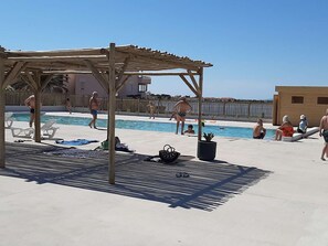 Pool - Apartment lake view, 4 guests (Le Barcarès)