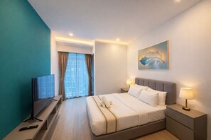 1 bedroom, iron/ironing board, WiFi, bed sheets - Cozy 1-bedroom apartment in beautiful Kuala Lumpur with AC and gym access (Kuala Lumpur)