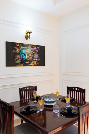 Dining - Alaya Stays KV Venture Mirage 3BHK Villa (Vatika)