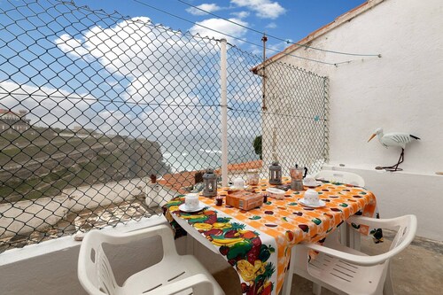 Casa Sol e Mar mit Meerblick, privater Terrasse und Balkon